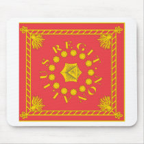 Pulaski's Legion Flag T-Shirts Mouse Mats