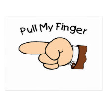 Pull My Finger Post Card
