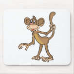 pull my tail monkey mousepads