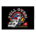 Pull Over Cop Car cards