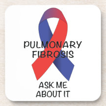Pulmonary Fibrosis Beverage Coasters