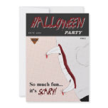 Pulp Comic Book Halloween Party Invitation