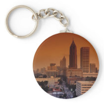 Pulse of the city, Atlanta, Georgia, U.S.A. Key Chains
