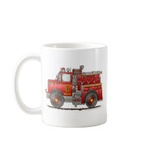 Pumper Rescue Fire Truck Firefighter Coffee Mug