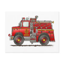 Pumper Rescue Fire Truck Firefighter