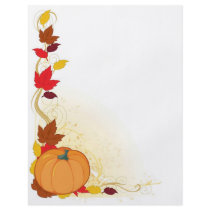 Pumpkin Autumn Border