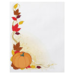 Pumpkin Autumn Border flyers