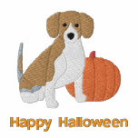 Pumpkin Beagle Embroidered Shirt (T-Shirt) embroidered shirts