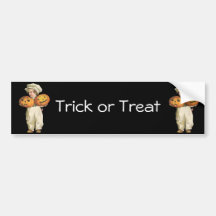 Pumpkin Boy Bumper Stickers