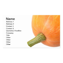 Pumpkin Business Card Templates