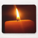 Pumpkin Candle mousepads