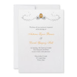 Pumpkin Carriage Fall Wedding Invitations