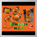 "Pumpkin Carving Math" Poster posters