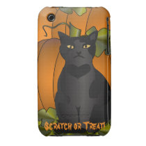 Pumpkin Cat Case-Mate Case Iphone 3 Case