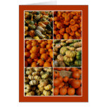 Pumpkin Collage, Yellow Interior Cards