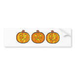 Pumpkin collection bumper stickers