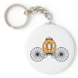 Pumpkin Colored Coach Keychain