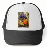 Pumpkin, Corn and Asters hats