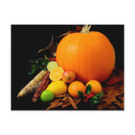 PUMPKIN CORN & FRUIT postcards