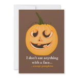 Pumpkin Face - Invitation