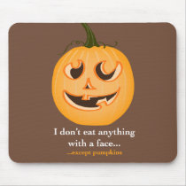 Pumpkin Face - Mouse Pad