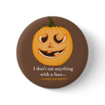 Pumpkin Face - Pin buttons