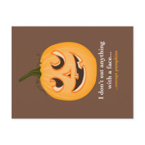 Pumpkin Face - Postcard