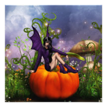 Pumpkin Fairy Personalized Announcements