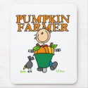 Pumpkin Farmer mousepads