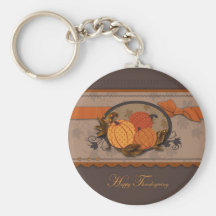 Pumpkin Garden Keychain