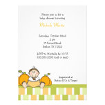 Pumpkin Girl Baby Shower Invitation