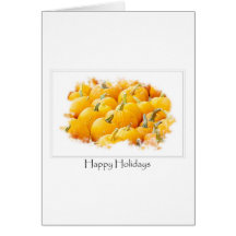 Pumpkin Halloween Happy Holidays Card