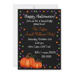 Pumpkin Halloween Party Invitations