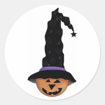 Pumpkin Halloween stickers