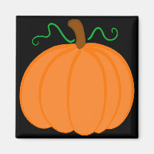 Pumpkin Harvest Refrigerator Magnets