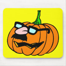 Pumpkin in Disguise Mousepads