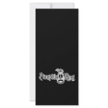 Pumpkin King B&W rack cards