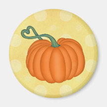 Pumpkin Love Refrigerator Magnets