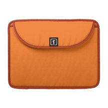 Pumpkin Orange Macbook Pro Flap Sleeve MacBook Pro Sleeve