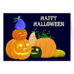 Pumpkin party cards