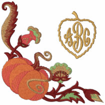 Pumpkin Patch - Customise Monogram Embroidered Hoody
