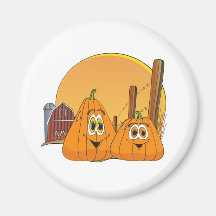 Pumpkin Patch Fridge Magnet