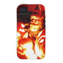 Pumpkin Patch Gnome II iPhone 4/4S Cases