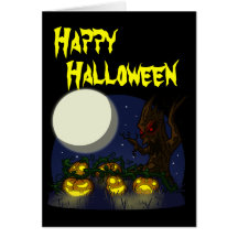 Pumpkin Patch Halloween Card