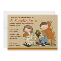 Pumpkin Patch Kids Invitation