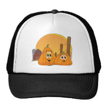 Pumpkin Patch Mesh Hat