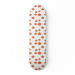 Pumpkin pattern in orange and white skateboards