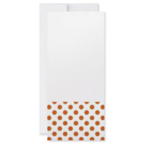 Pumpkin Pie Pattern. Rack Card