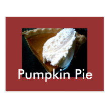 Pumpkin Pie Postcards