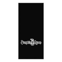 Pumpkin Queen B&W Full Colour Rack Card